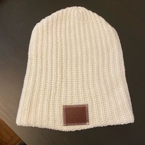 White Speckled Beanie